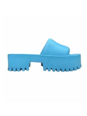 Jeffrey Campbell Bae Platform Slide Sandals - Blue - Size 8 (EU39)